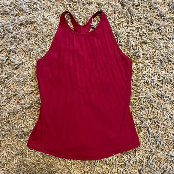 Lululemon | Maroon Tank Top Ribbed - Picture 2 of 4
